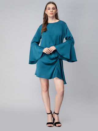 Asymmetric Draped Dress