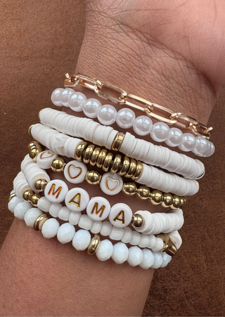 Mama Heartstrings Bracelets (Set of 7)