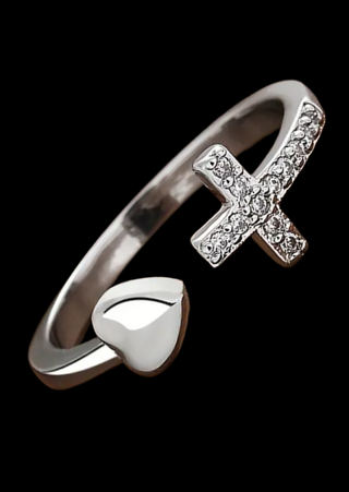 Pre order- Heart of Faith Ring-W TAT 13-15 Days.