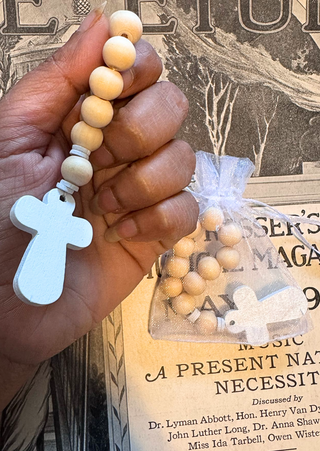 Wooden Beads Prayer Cross (Set of 10)RTS-W