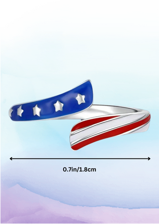 Pre Order-Stars and Stripes Ring-W TAT 13-15 Days