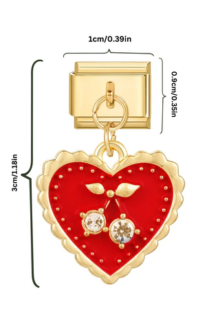 Red Heart Charm (RTS)-W