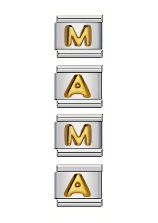 MAMA Charm (3D Alphabets)-W