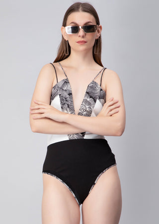 Plunging Neck Bodysuit