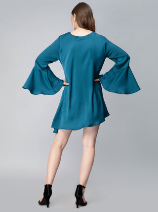 Asymmetric Draped Dress