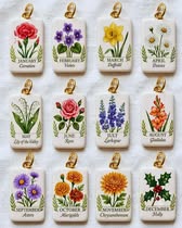 Pre-Order DIY Birth Month Floral Handmade Necklace-W