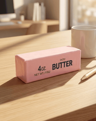 Viral Pink Salted Butter Stick Slow Rise Squishy-W