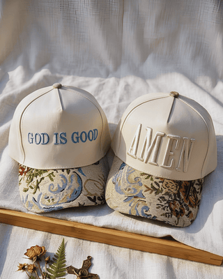 Pre-Order Faith Embroidered Cotton Curved Brim Caps-W