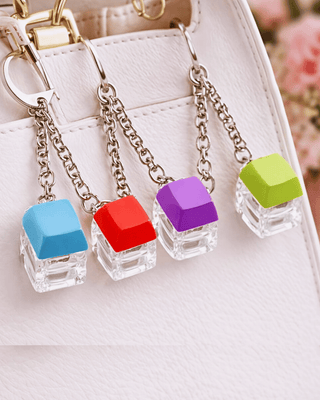 Viral Fidget Keyboard Clicker Keychain/Bag Charm-W