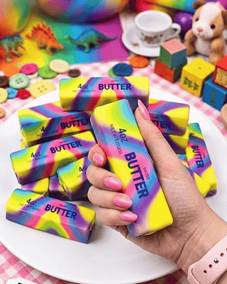 Viral Rainbow Salted Butter Stick Slow Rise Squishy-W
