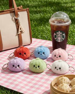 Viral Kawaii Dumpling Soft-Toy Squishy Bag Charm-W