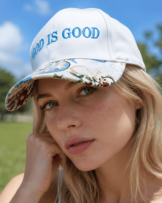 Pre-Order Faith Embroidered Cotton Curved Brim Caps-W