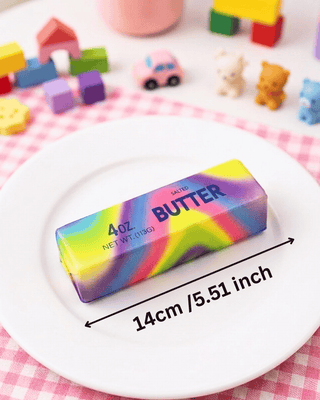Viral Rainbow Salted Butter Stick Slow Rise Squishy-W