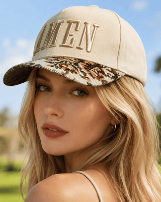 Pre-Order Faith Embroidered Cotton Curved Brim Caps-W