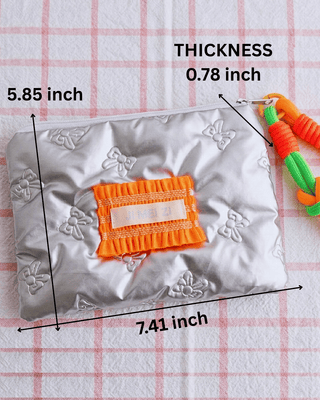 Polyester Makeup Bag with Zipper-W