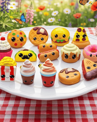 Kawaii Style Summer Fast Food Foam Squishy Assorted-W