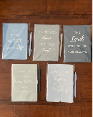 Faith Leather Bound Diary/Journal/Notebook With Pen-W