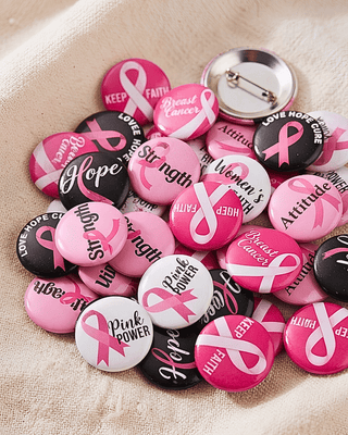 Breast Cancer Awareness Brooches-W