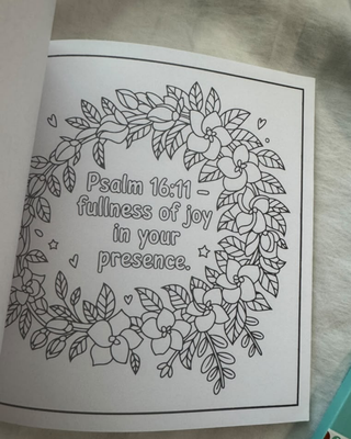 Faith Bible Coloring Book With Pencil Colour Set-W