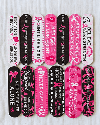 Breast Cancer Awareness Nail Files-W