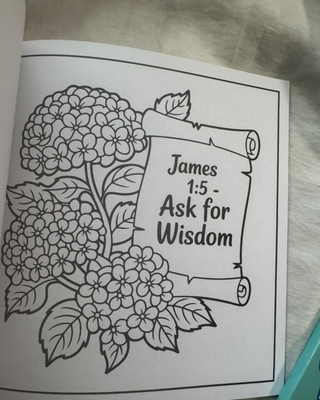 Faith Bible Coloring Book With Pencil Colour Set-W