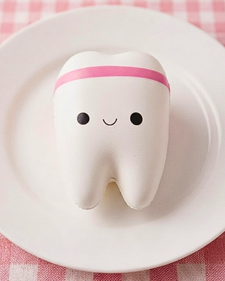 Viral Taba Jumbo Tooth Slow Rise Squishy-W