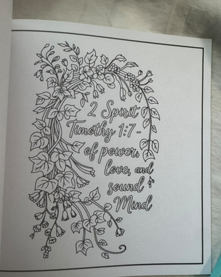 Faith Bible Coloring Book With Pencil Colour Set-W