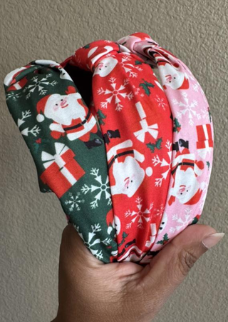 Pre-Order New Christmas Festive Santa & Snowflake Headband(Set of 3)-W (TAT 15-18Days)