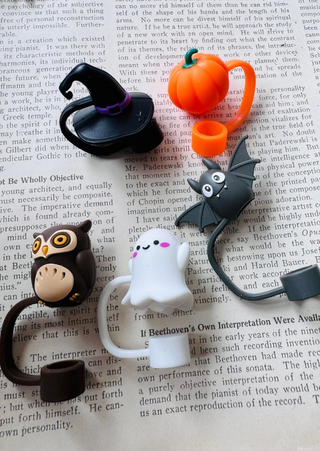 Halloween Straw Covers-W