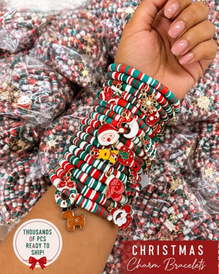 Christmas Charm Bracelets Bag of 32 – W (RTS)