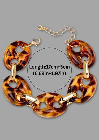 NEW ARRIVAL-Leopard Print Boho Bracelet-W