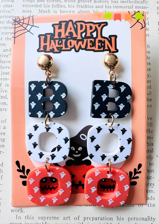 Peek-a-Boo Drop Earrings-W