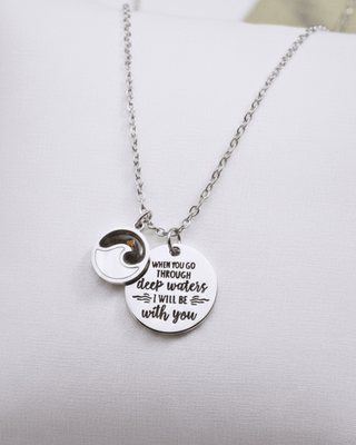 Faith Mustard Seed Charm Necklace Silver-W RTS