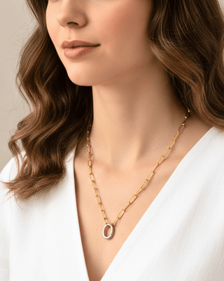 Duo-Toned Necklaces, Bracelet & Earring-W