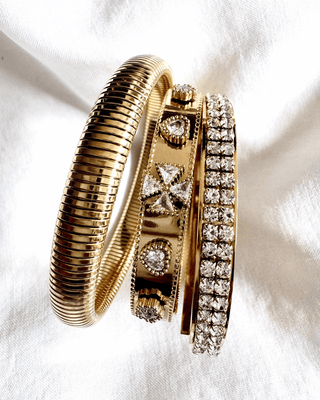 Pre-Order Golden Adjustable Stackable Bracelet-W TAT 15-16 Days