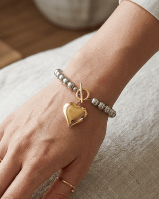 Duo-Toned Necklaces, Bracelet & Earring-W