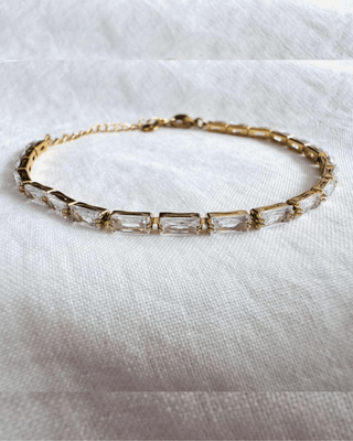 Crystal Zircon Adjustable Stack Bracelet-W