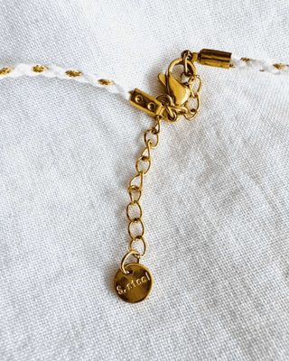 Summer Beach Charms & Gold Shell Necklace-W