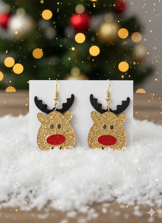 Rein-Deer Drop Earrings-W