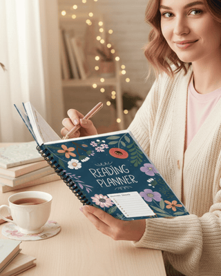 Bookclub Reading Planner Binded Journal-W