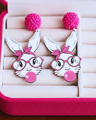 Spring Bunny Acrylic Earring-W