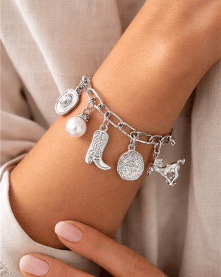 Western Rodeo Bracelet(Silver)-W