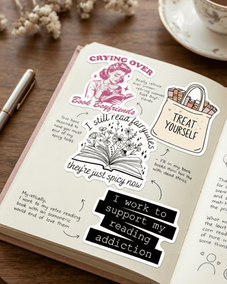 Bookclub Cute Stickers Assorted-W