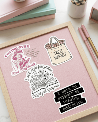 Bookclub Cute Stickers Assorted-W