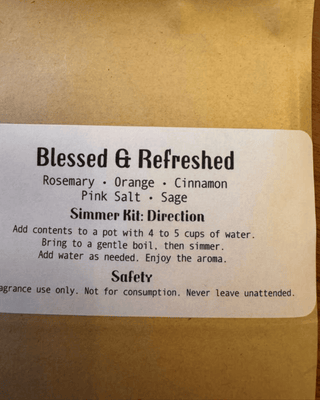 Simmer Kit: Blessed & Refreshed-W