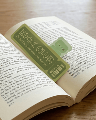 Bookclub Cute Bookmarks & Tickets Set-W