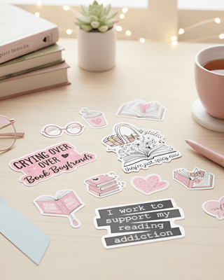 Bookclub Cute Stickers Assorted-W