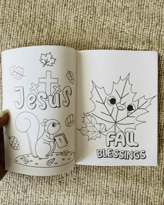 Fall Faith Coloring Book Set-W