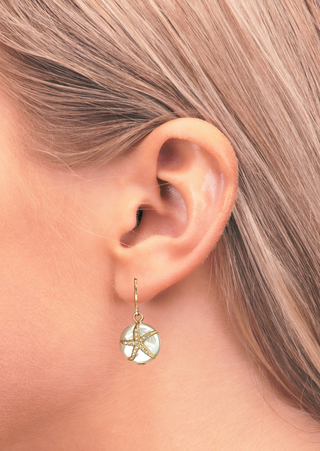 Preorder- Seastar Elegance Drop Earrings-W