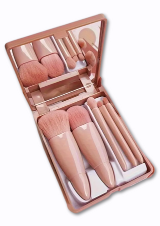 Pocket Glam Mini Brush & Mirror Set-W